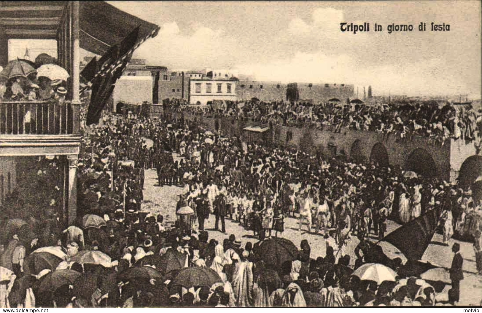 1911/12-"Guerra Italo-Turca,Tripoli In Giorno Di Festa" - Tripolitaine