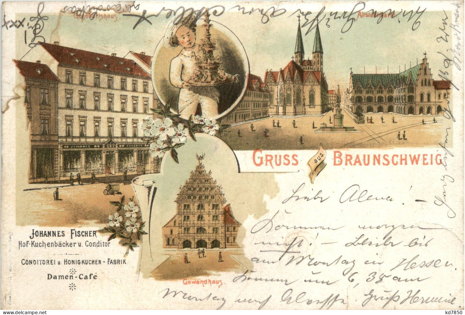 Gruss Aus Braunschweig - Litho - Braunschweig