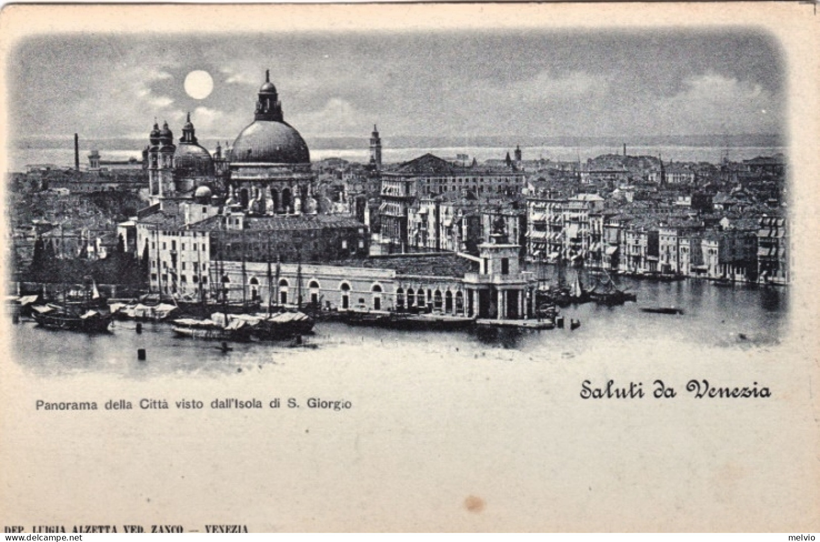 1900circa-Venezia Panorama Della Citta' Visto Dall'isola Di San Giorgio - Venezia