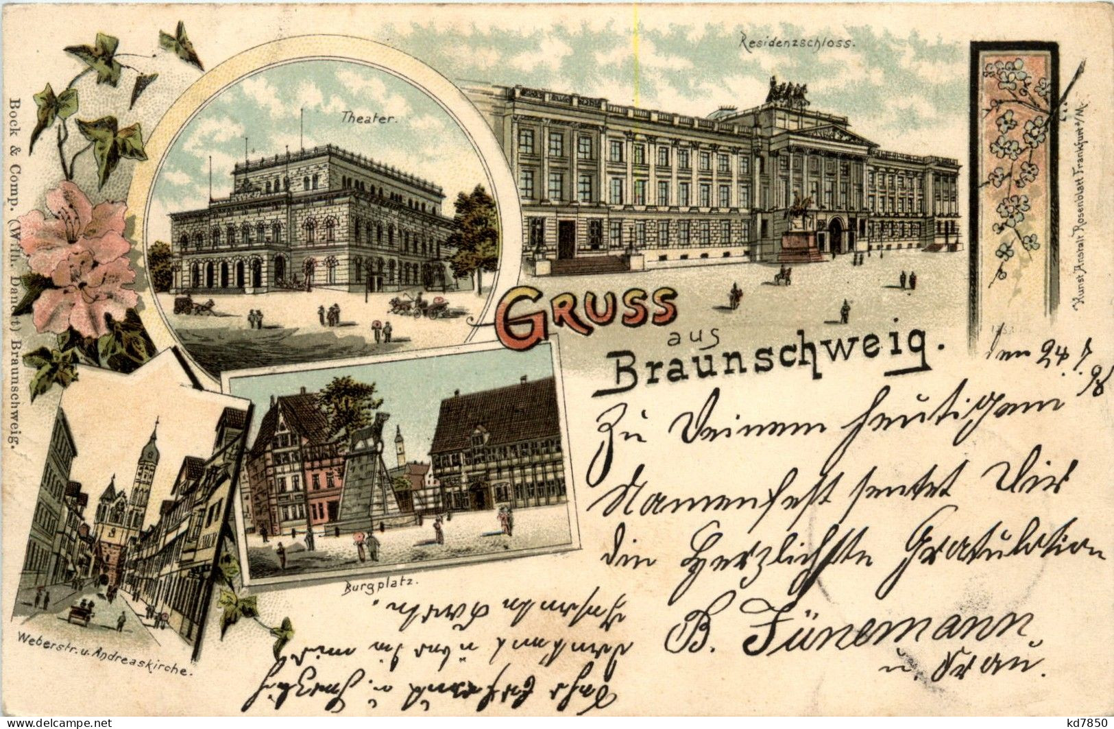 Gruss Aus Braunschweig - Litho - Braunschweig