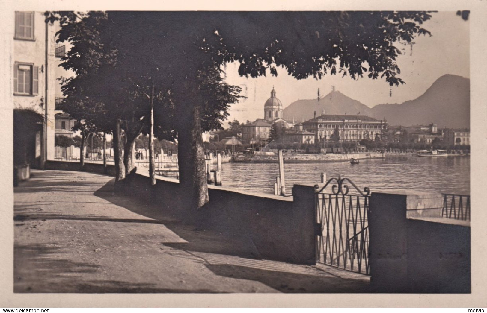 1924-Como Panorama Da Villa Geno, Con Annullo Meccanico Sottoscrivete Al Prestit - Como