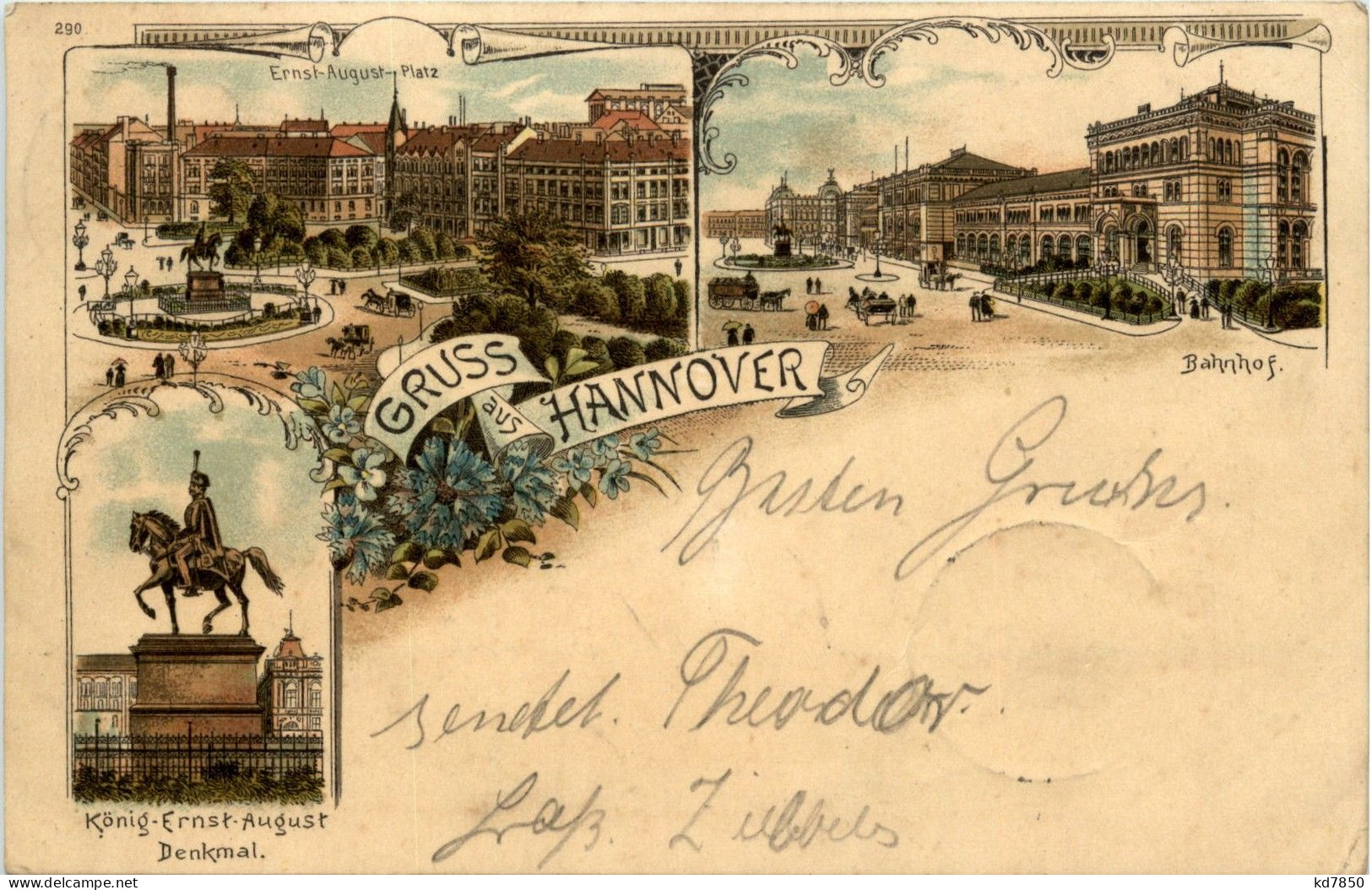 Gruss Aus Hannover - Litho - Hannover