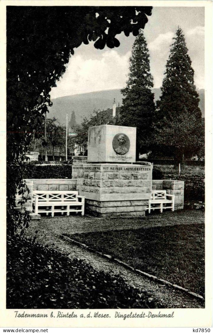 Todenmann Bei Rinteln - Dingelstedt Denkmal - Rinteln