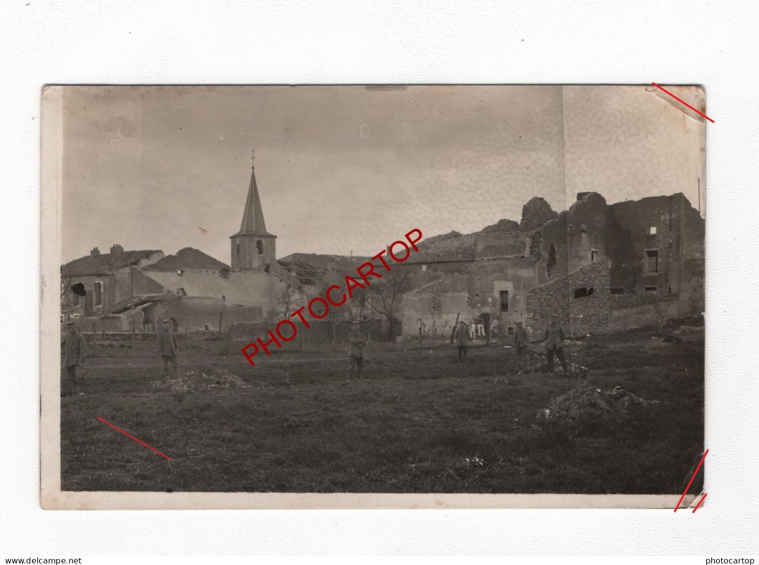 ESSEY-et-MAIZERAIS-54-2x CARTES PHOTOS Allemandes-GUERRE 14-18-1 WK-MILITARIA-Feldpost- - Sonstige & Ohne Zuordnung