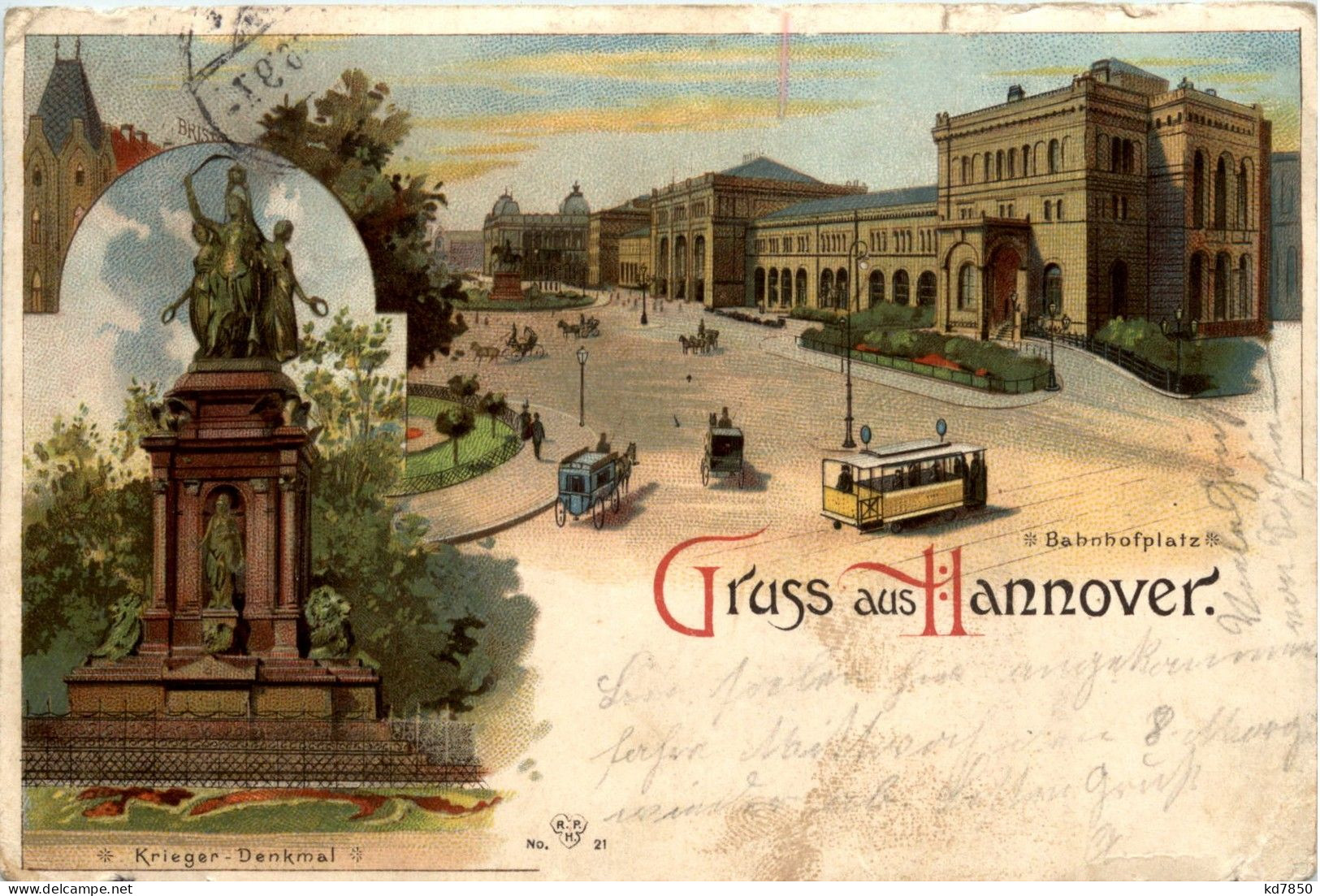 Gruss Aus Hannover - Litho - Hannover