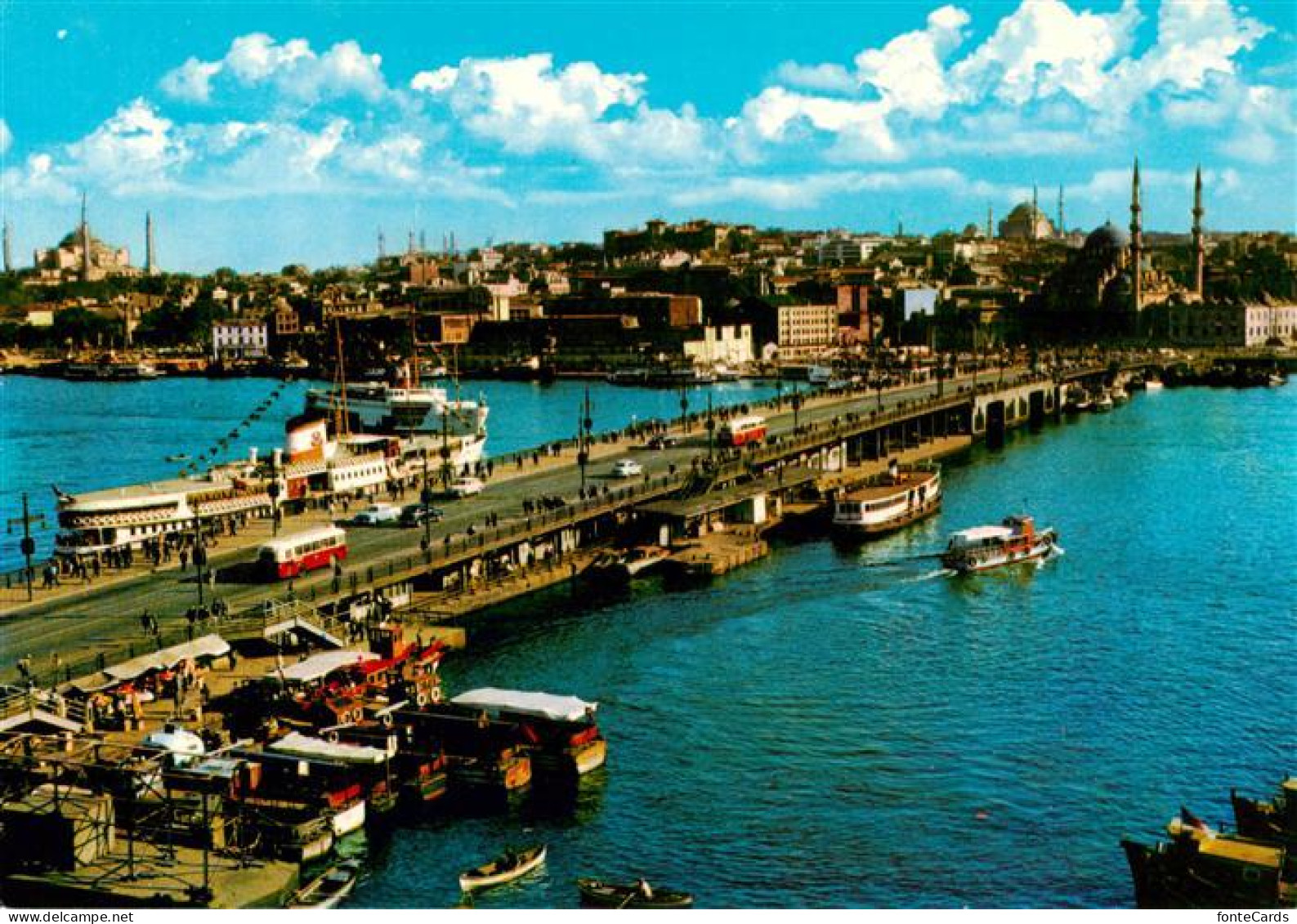 73880003 Istanbul Constantinopel TK The Galata Bridge   - Turkey