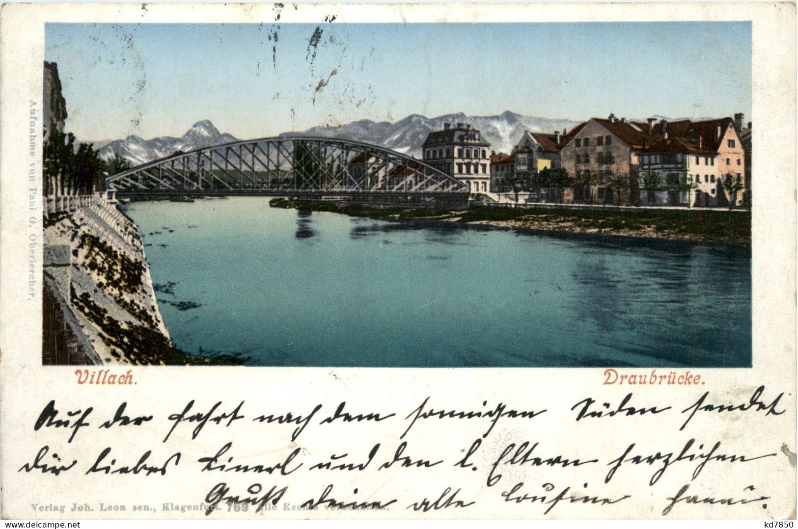 Villach/Kärnten - Villach, Draubrücke - Villach