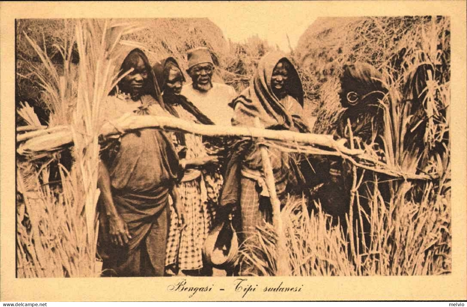 1911/12-"Guerra Italo-Turca,Bengasi Tipi Sudanesi" - Tripolitaine