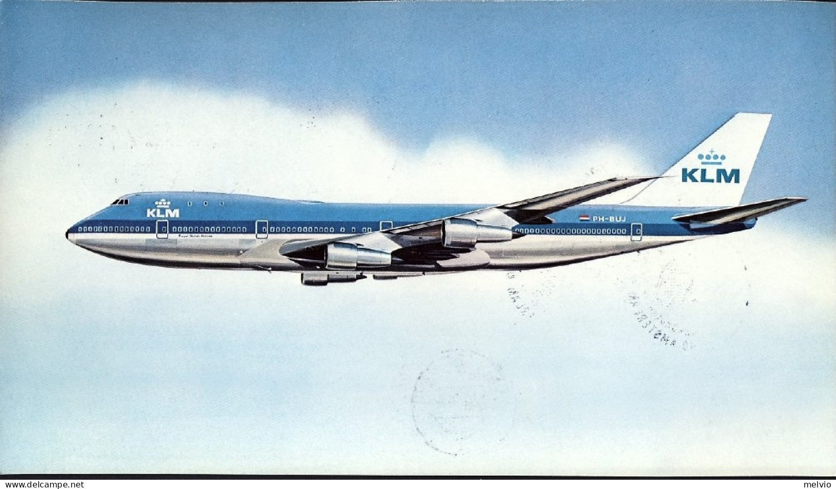 Vaticano-1990 KLM's 747 B Dispaccio Straordinario I^volo Torino Amsterdam Con Ai - Poste Aérienne