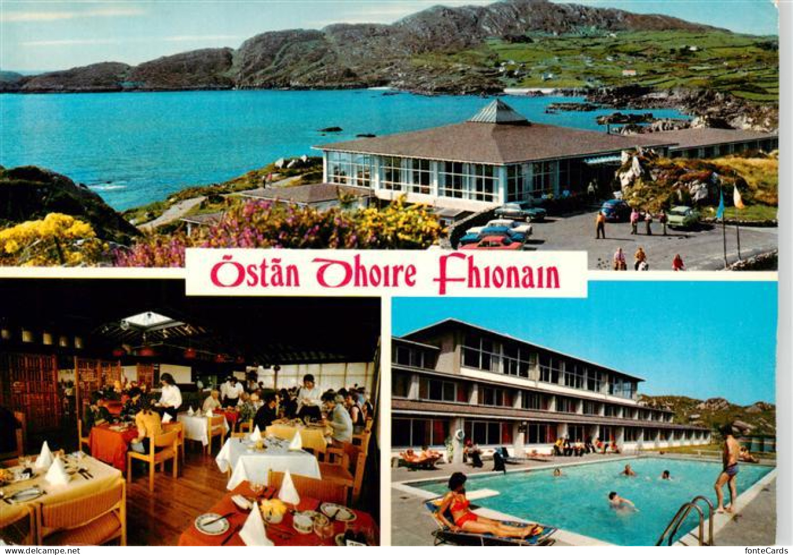 73879990 Kerry Derrynane Hotel Panorama Gastraum Schwimmbad Kerry - Autres & Non Classés