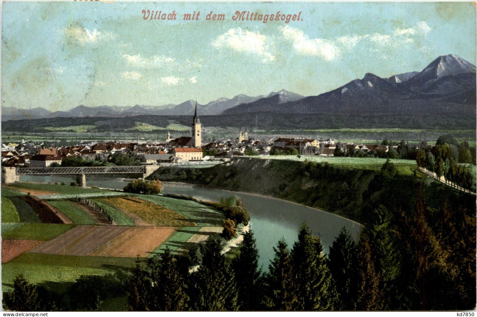 Villach/Kärnten - Villach, Mit Dem Mittagskogel - Villach