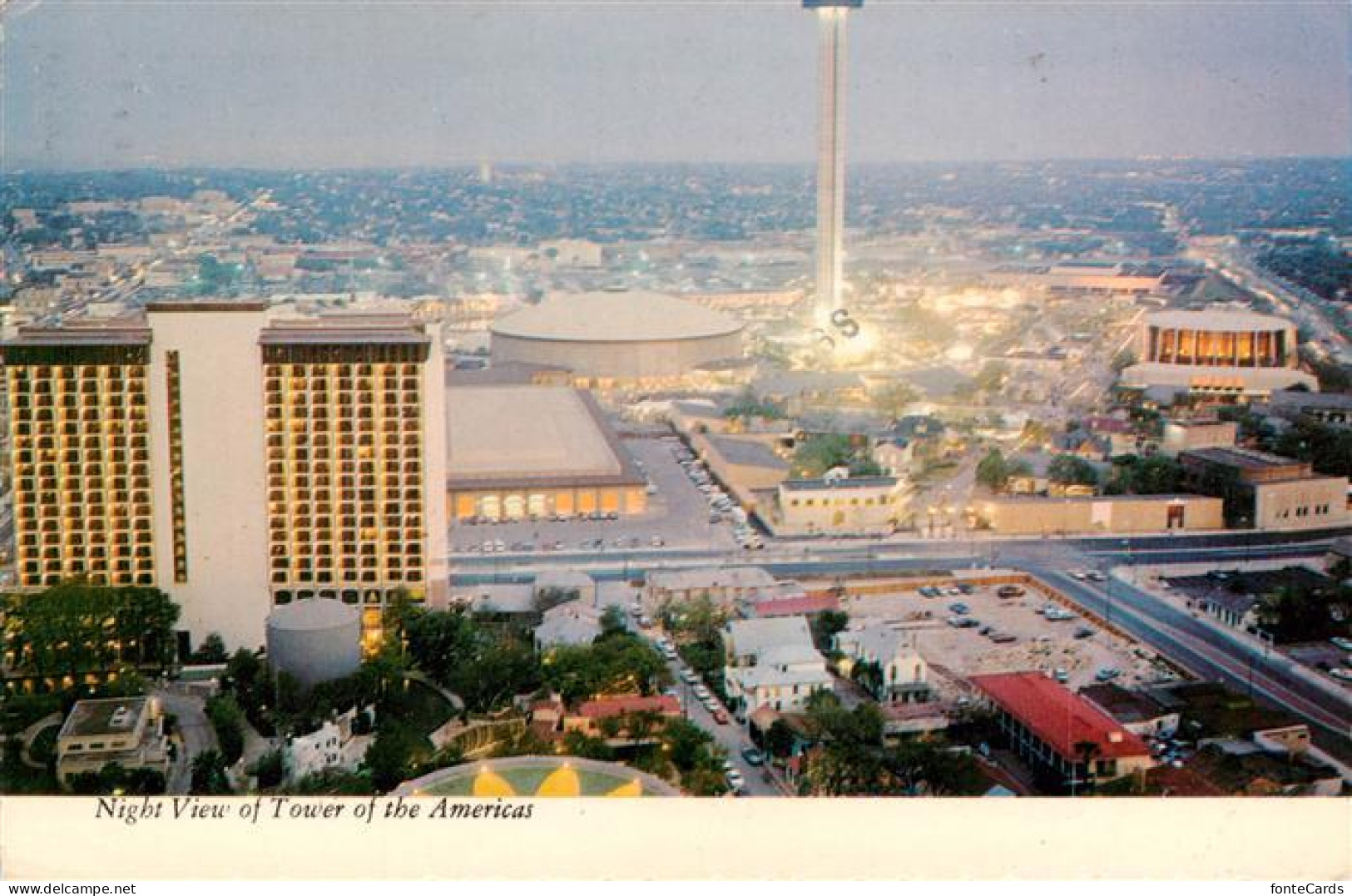 73879907 San_Antonio_Texas Tower Of The Americas Air View - Other & Unclassified