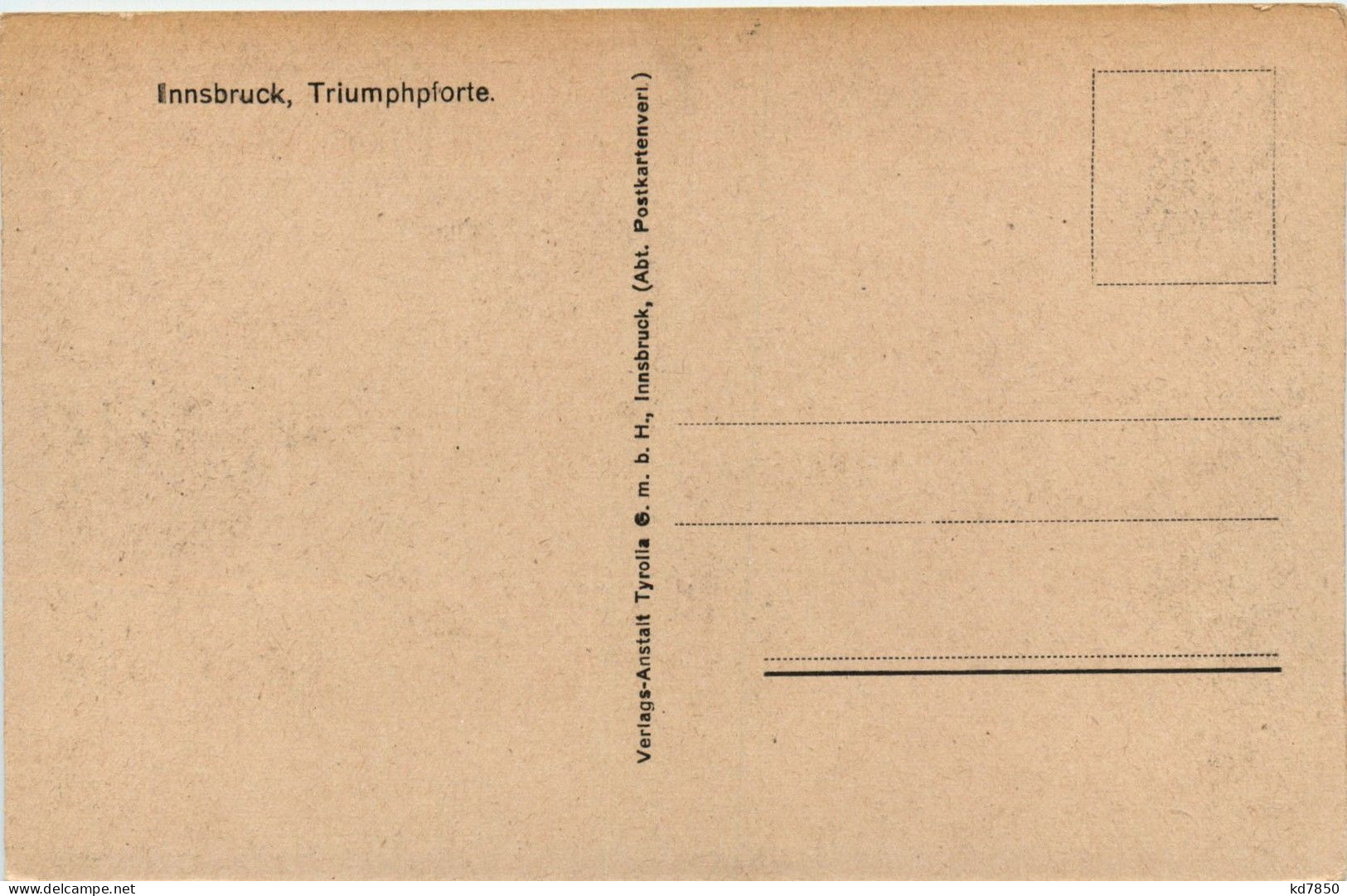 Innsbruck - Triumphpforte - Innsbruck