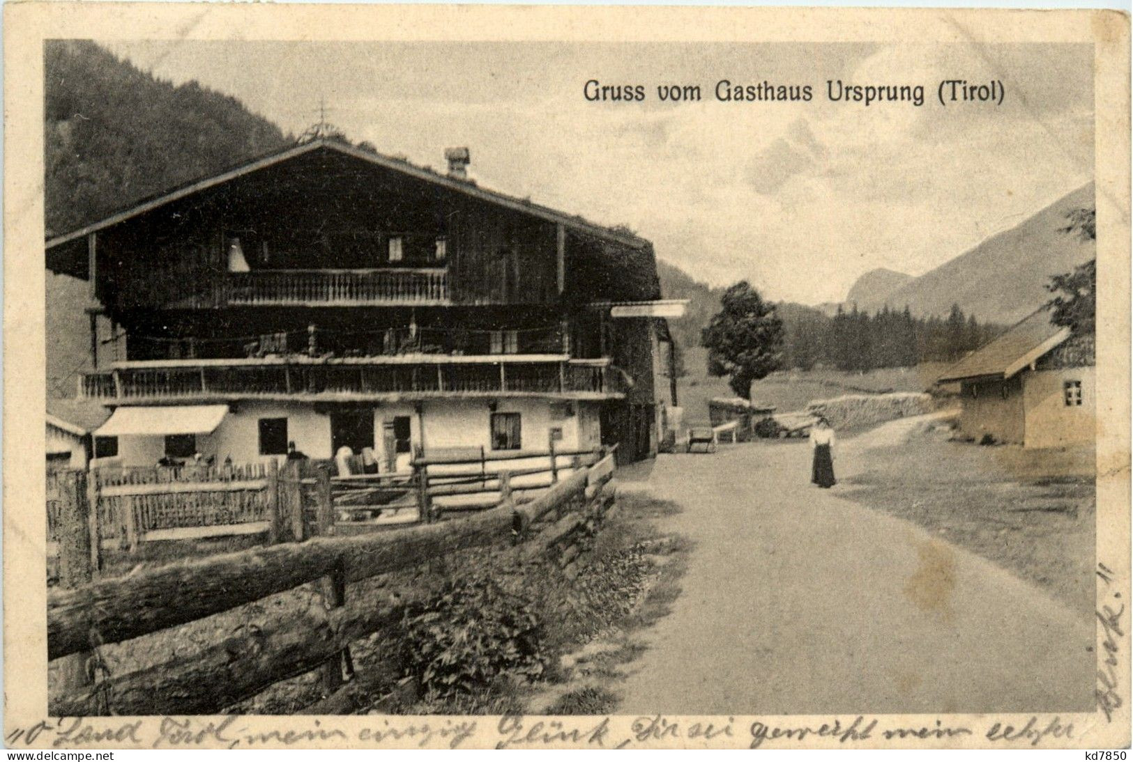 Gruss Vom Gasthaus Ursprung Tirol, Besitzer: Anna Scharmann - Autres & Non Classés