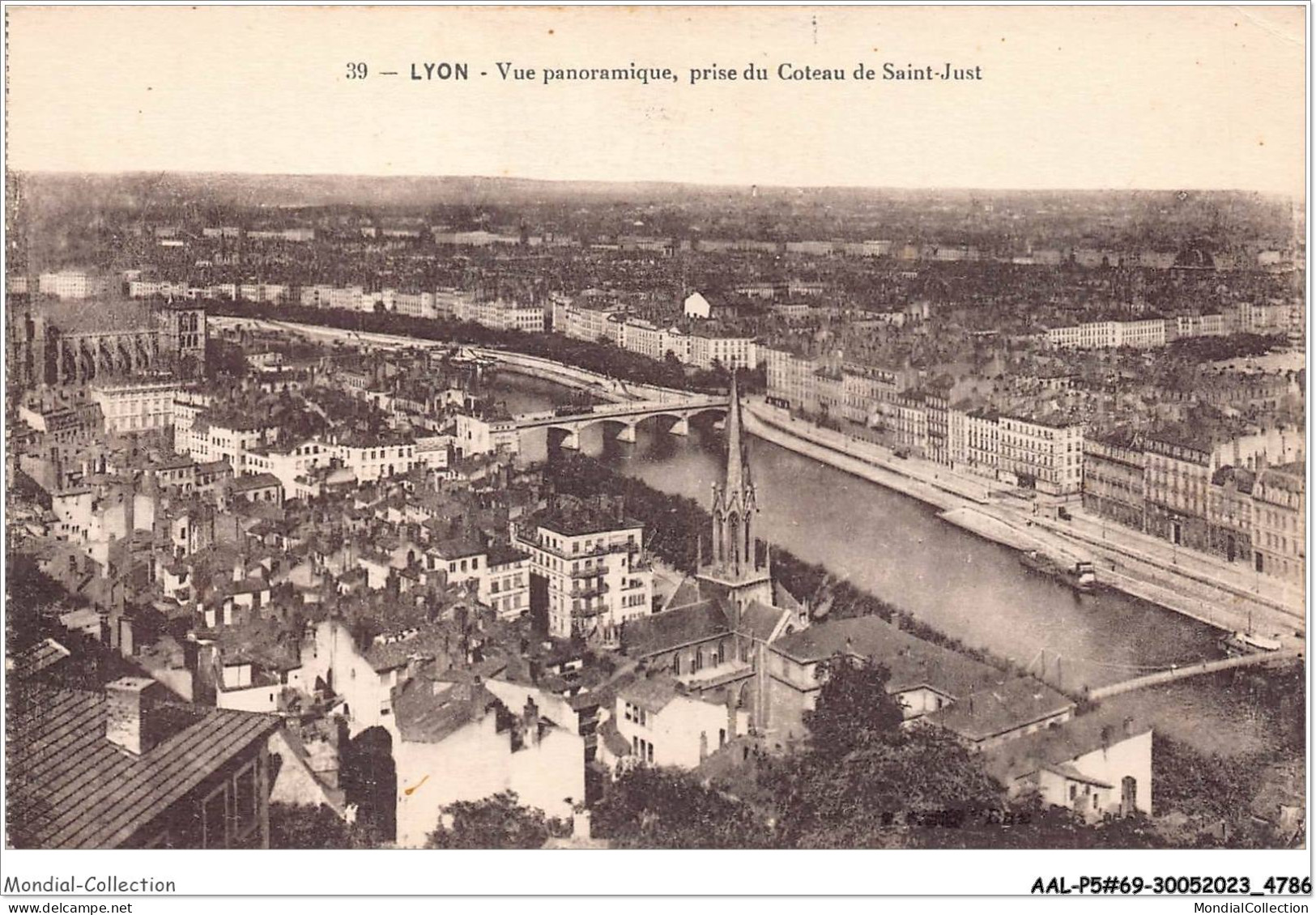 AALP5-69-0422 - LYON - Vue Panoramique-Prise Du Coteau De St Just - Lyon 1