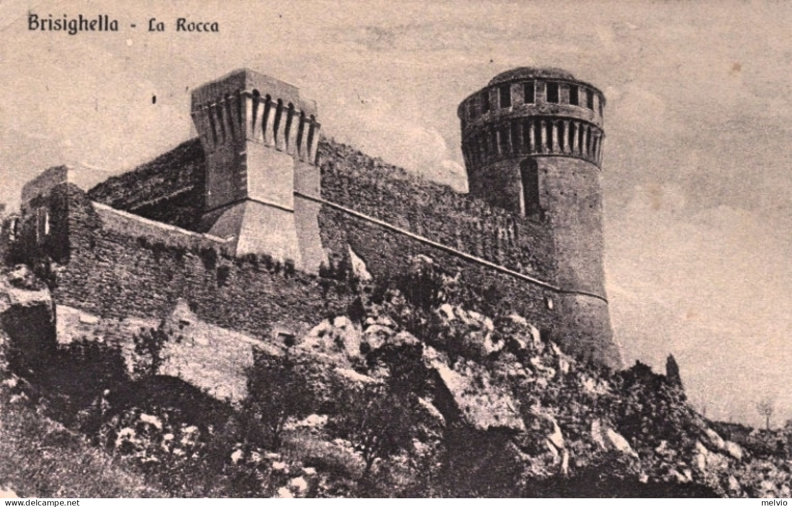 1927-Ravenna Brisighella La Rocca, Cartolina Viaggiata - Ravenna