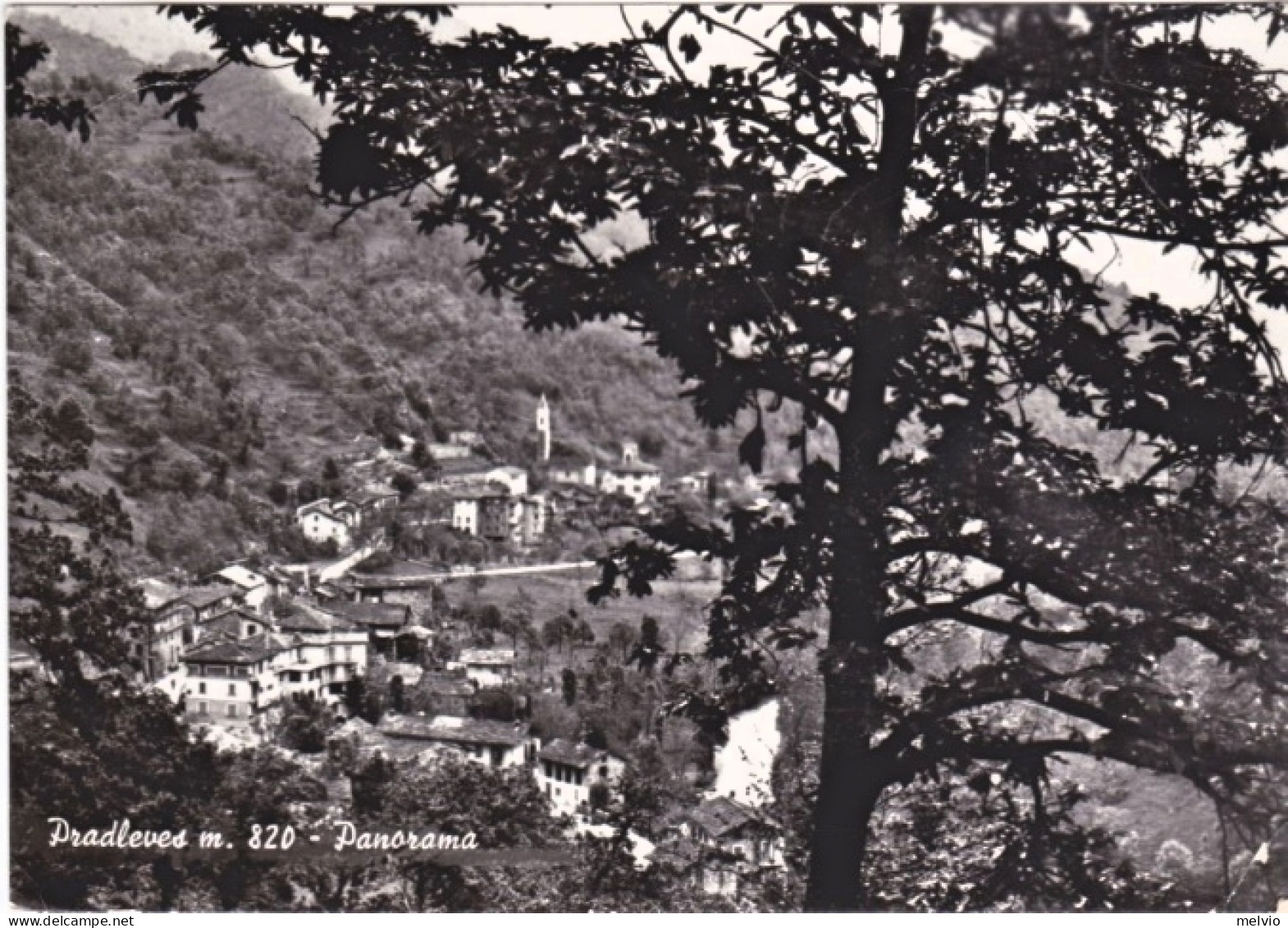 1960-Cuneo Pradleves Panorama, Cartolina Viaggiata - Cuneo