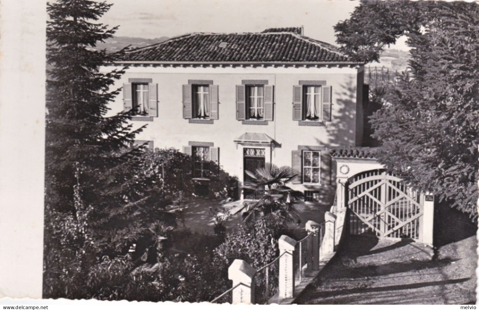 1943-Asti Moncalvo Villa Tre Maria, Cartolina Viaggiata - Alessandria