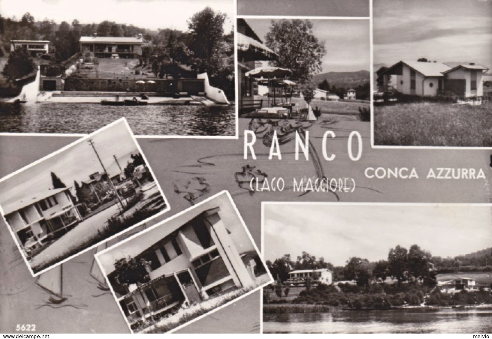 1960-Varese Saluti Da Ranco Conca Azzurra Lago Maggiore, Cartolina Viaggiata - Varese