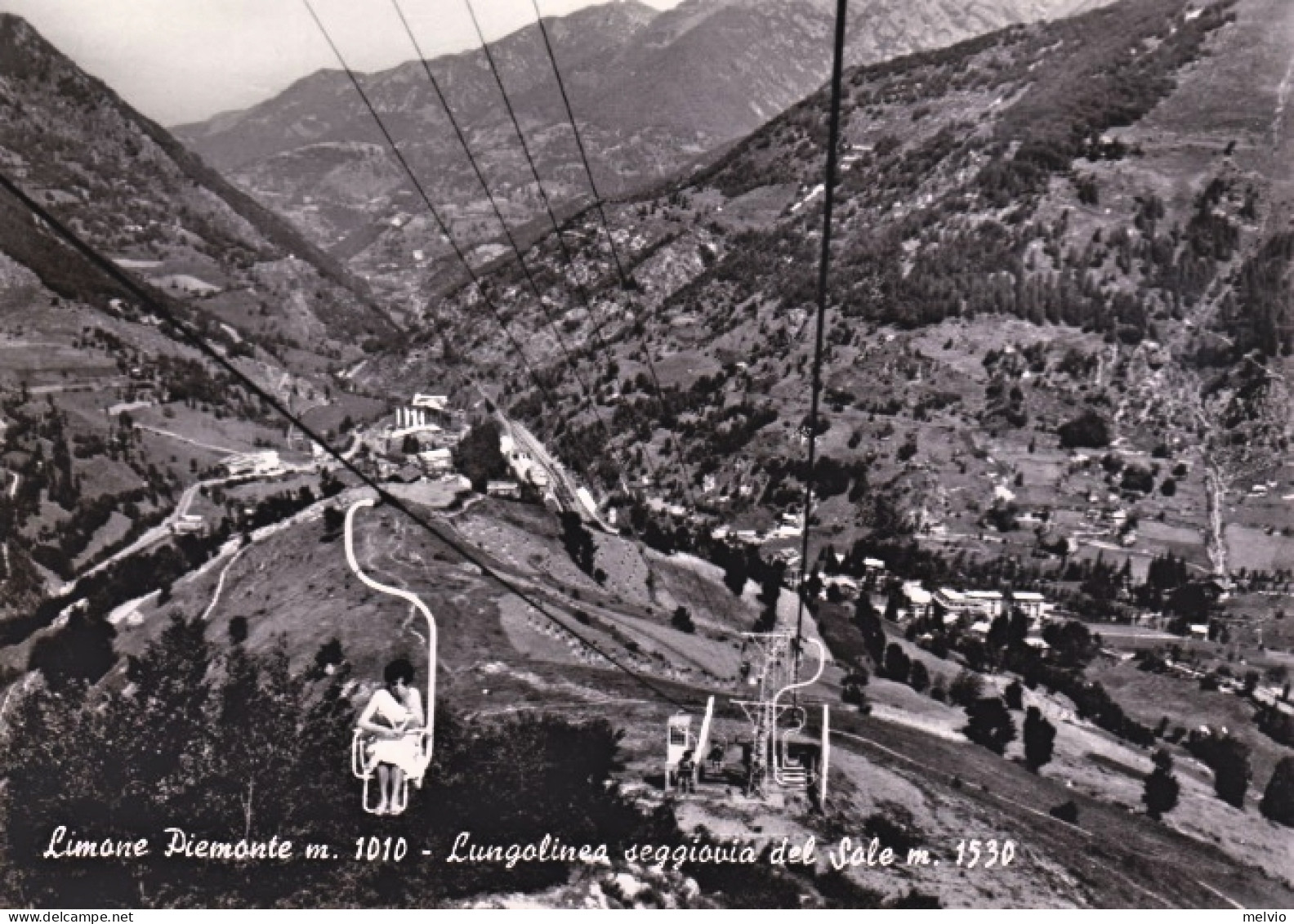 1950circa-Cuneo Limone Piemonte Lungolinea Seggiovia Del Sole - Cuneo