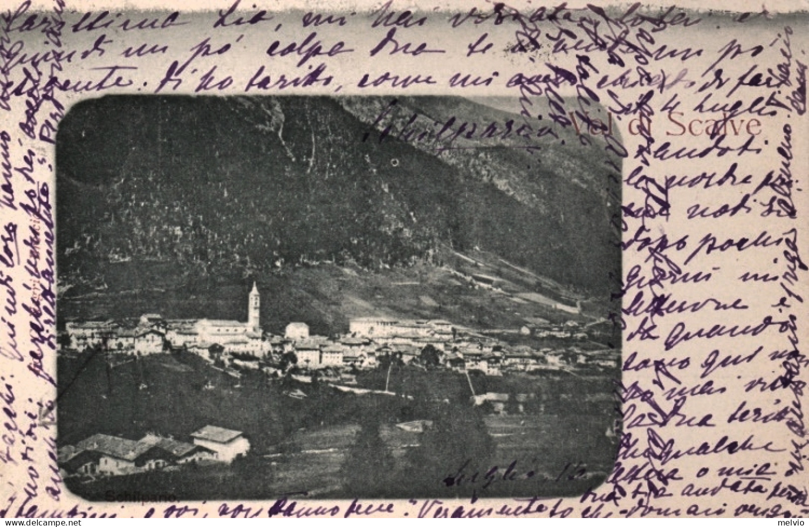 1900-Bergamo Val Di Scalve, Cartolina Viaggiata - Bergamo