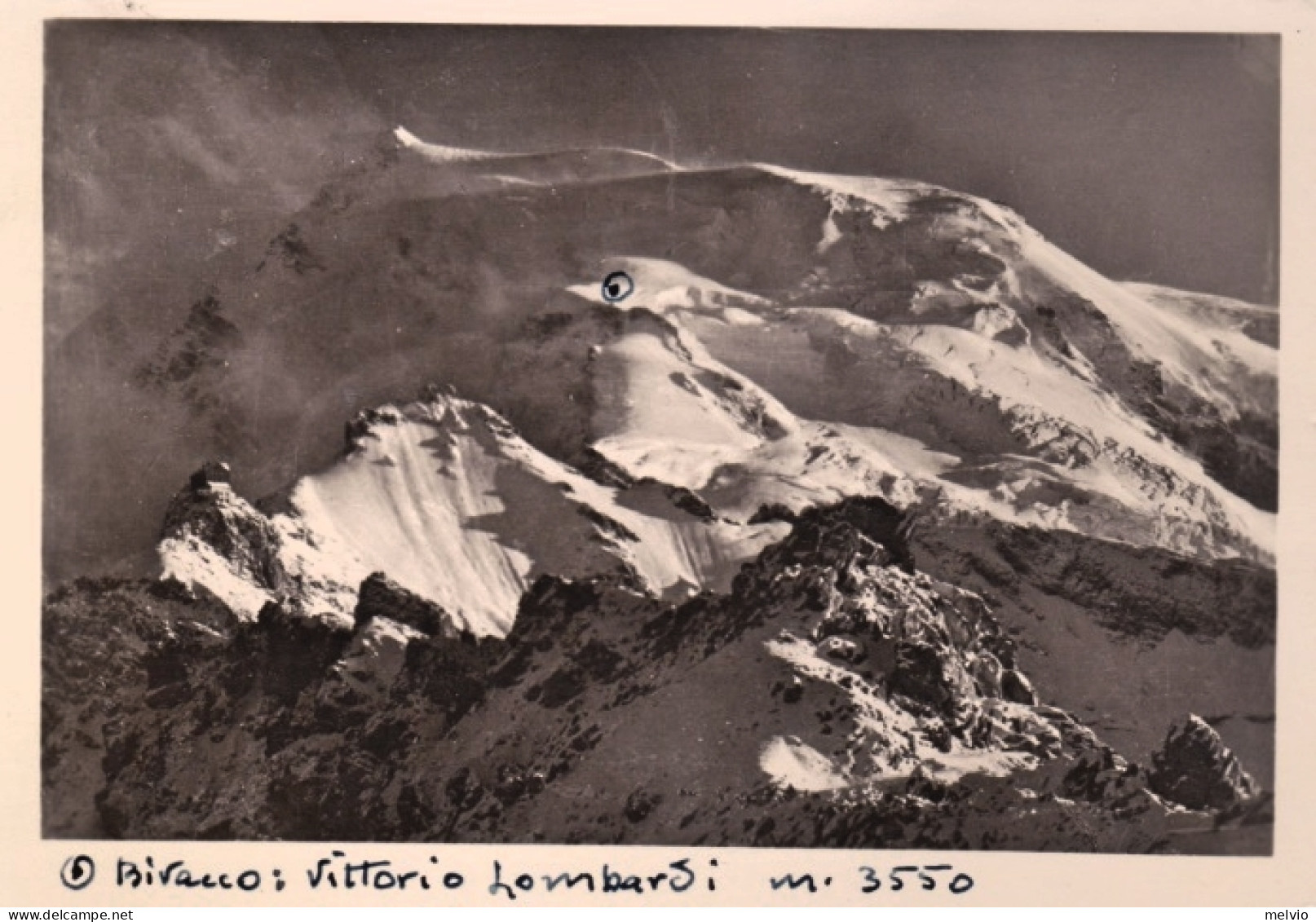 1950-Rifugio Payer Con Ortles, Bivacco A 3550 M., Cartolina Viaggiata - Aosta