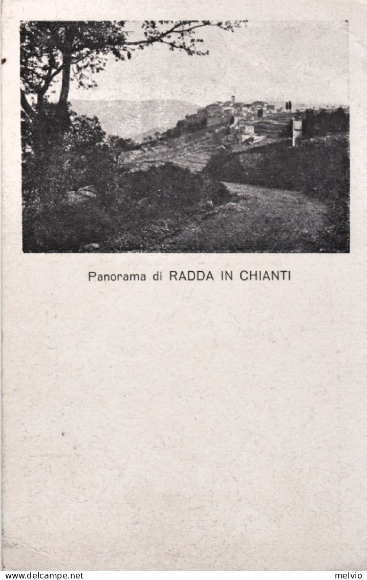 1900-Siena Panorama Di Radda In Chianti - Siena