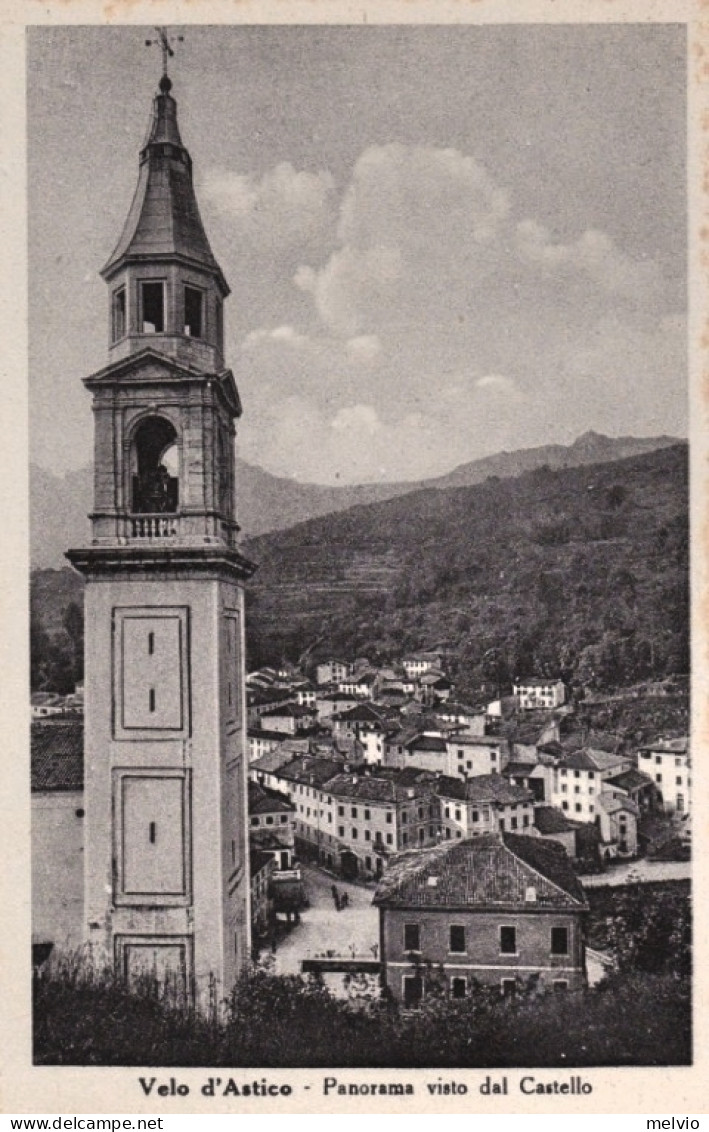 1950-Vicenza Velo D'Astico Panorama Visto Dal Castello - Vicenza