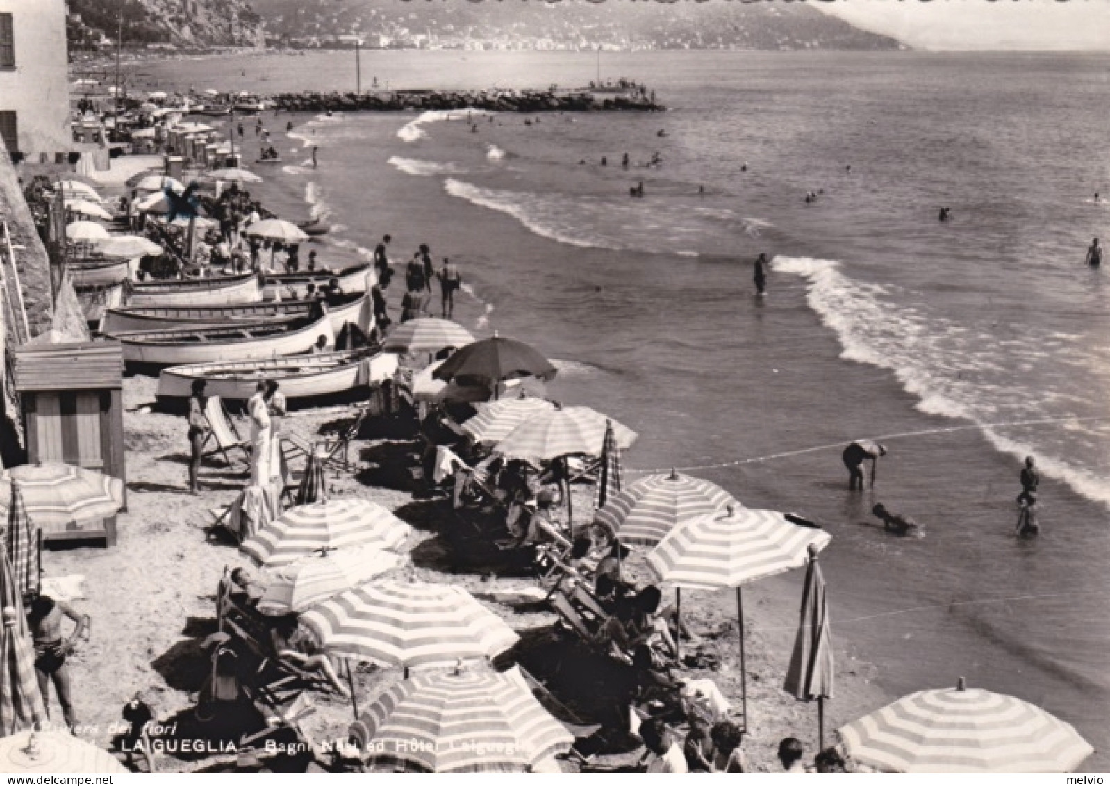 1949-Savona Laigueglia Bagni Nasi, Cartolina Viaggiata - Savona