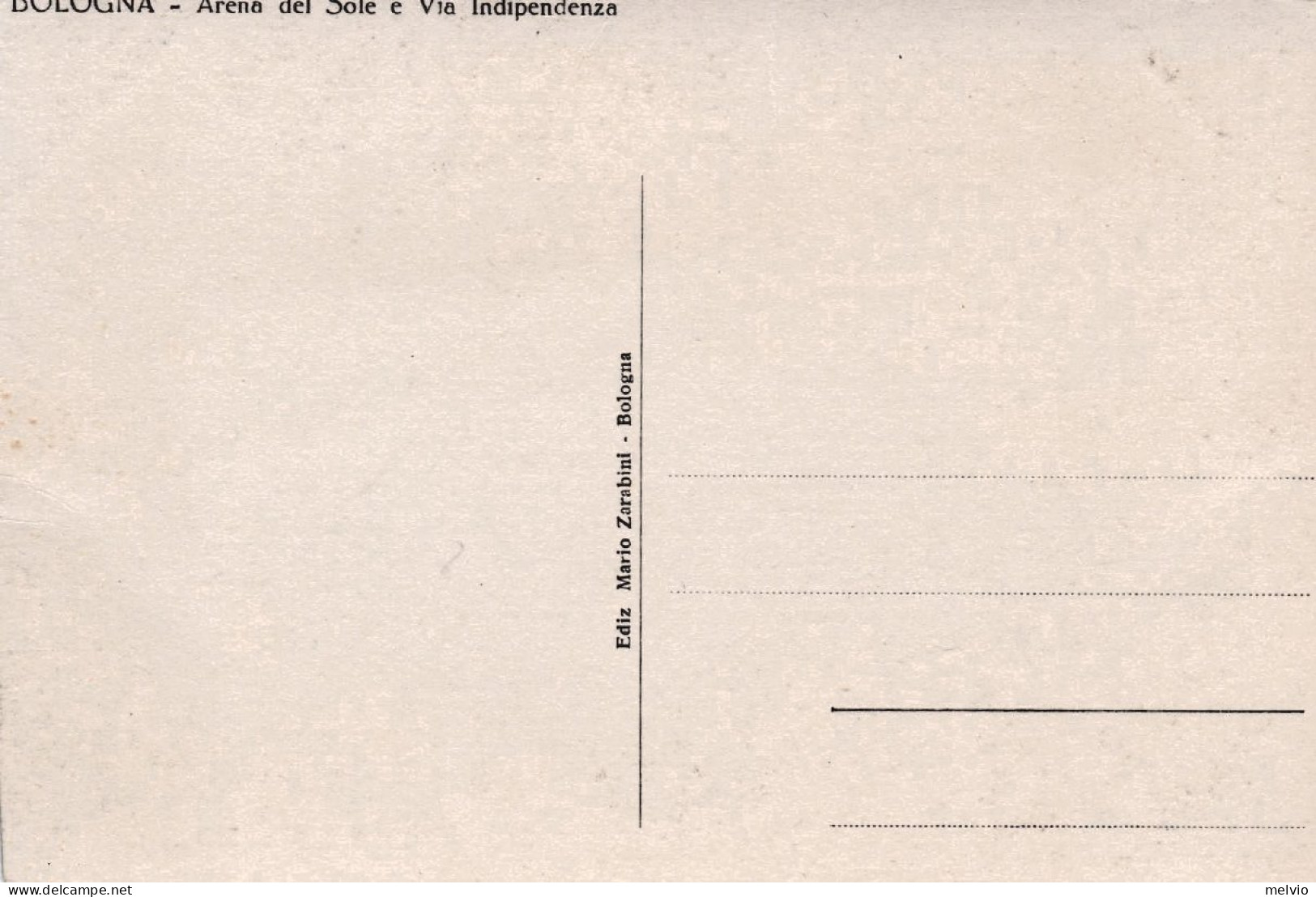 1940circa-Bologna Arena Del Sole E Via Indipendenza - Bologna
