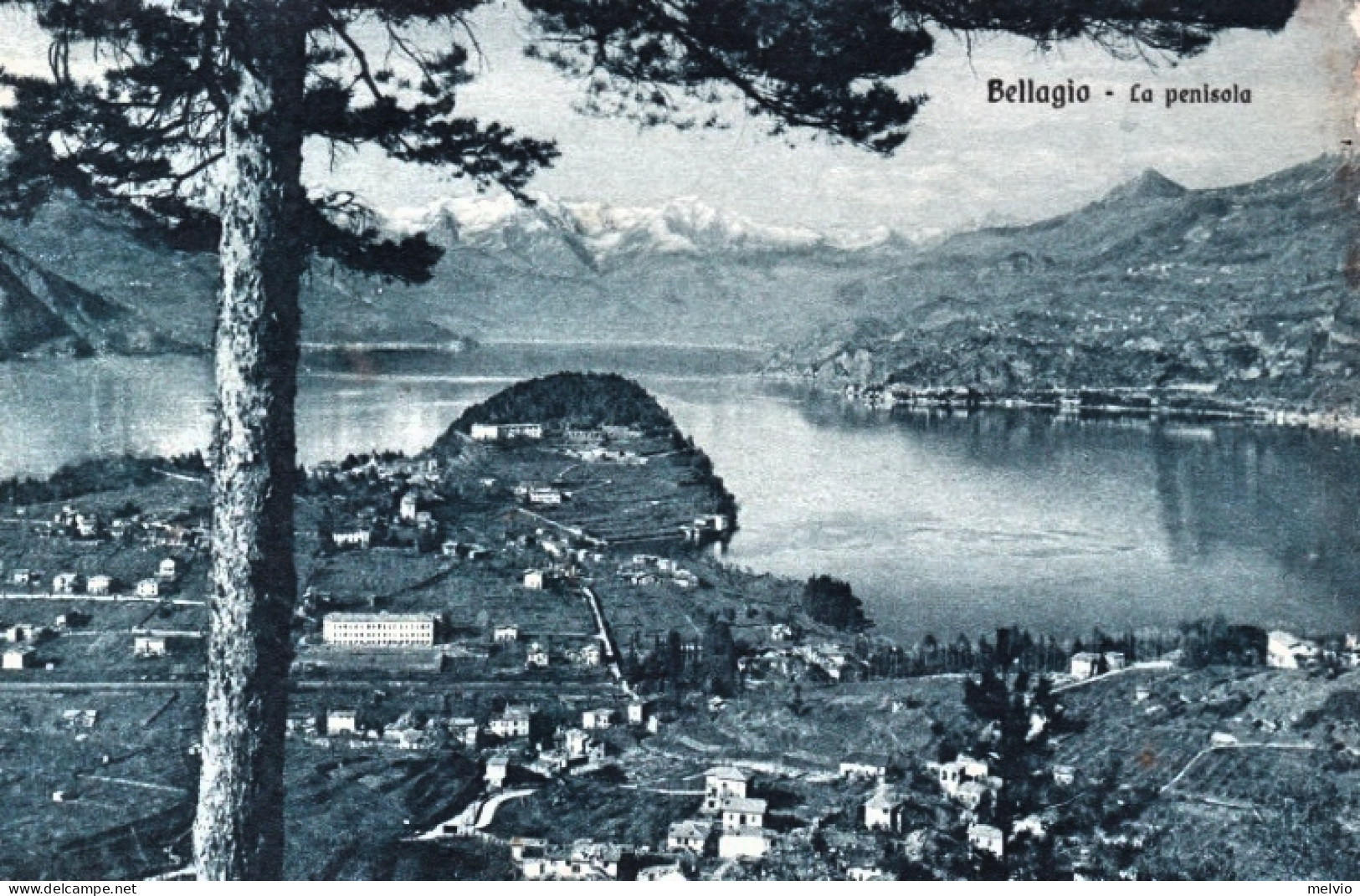 1939-Como Bellagio La Penisola, Cartolina Viaggiata - Como