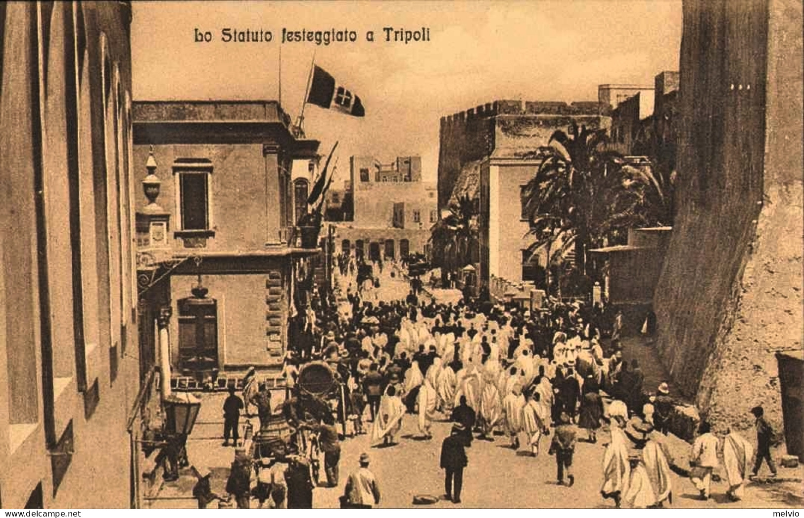 1911/12-"Guerra Italo-Turca,lo Statuto Festeggiato A Tripoli" - Tripolitaine