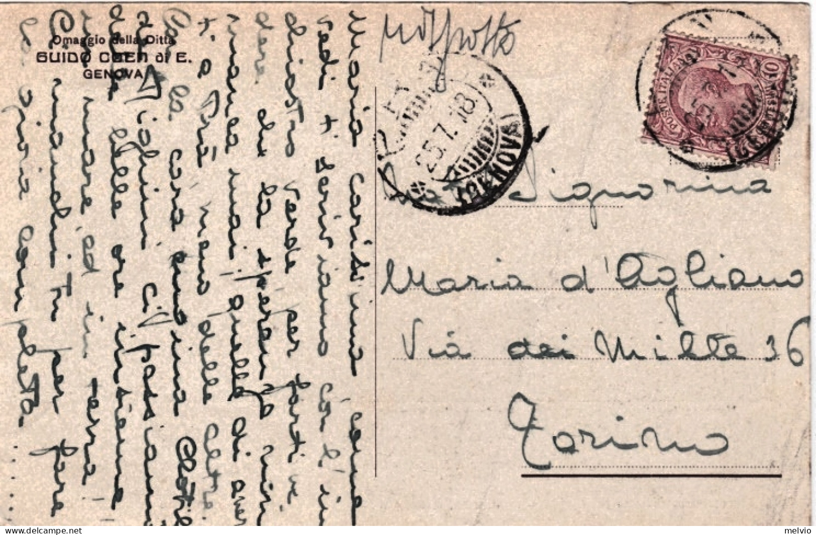 1918-Lettera Alla Mamma, Cartolina Patriottica Viaggiata - Patrióticos