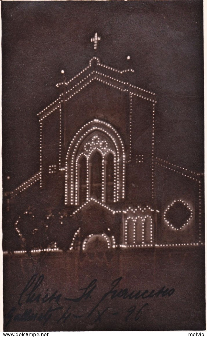 1936-Perugia Assisi Chiesa Di S.Francesco Veduta Notturna - Perugia