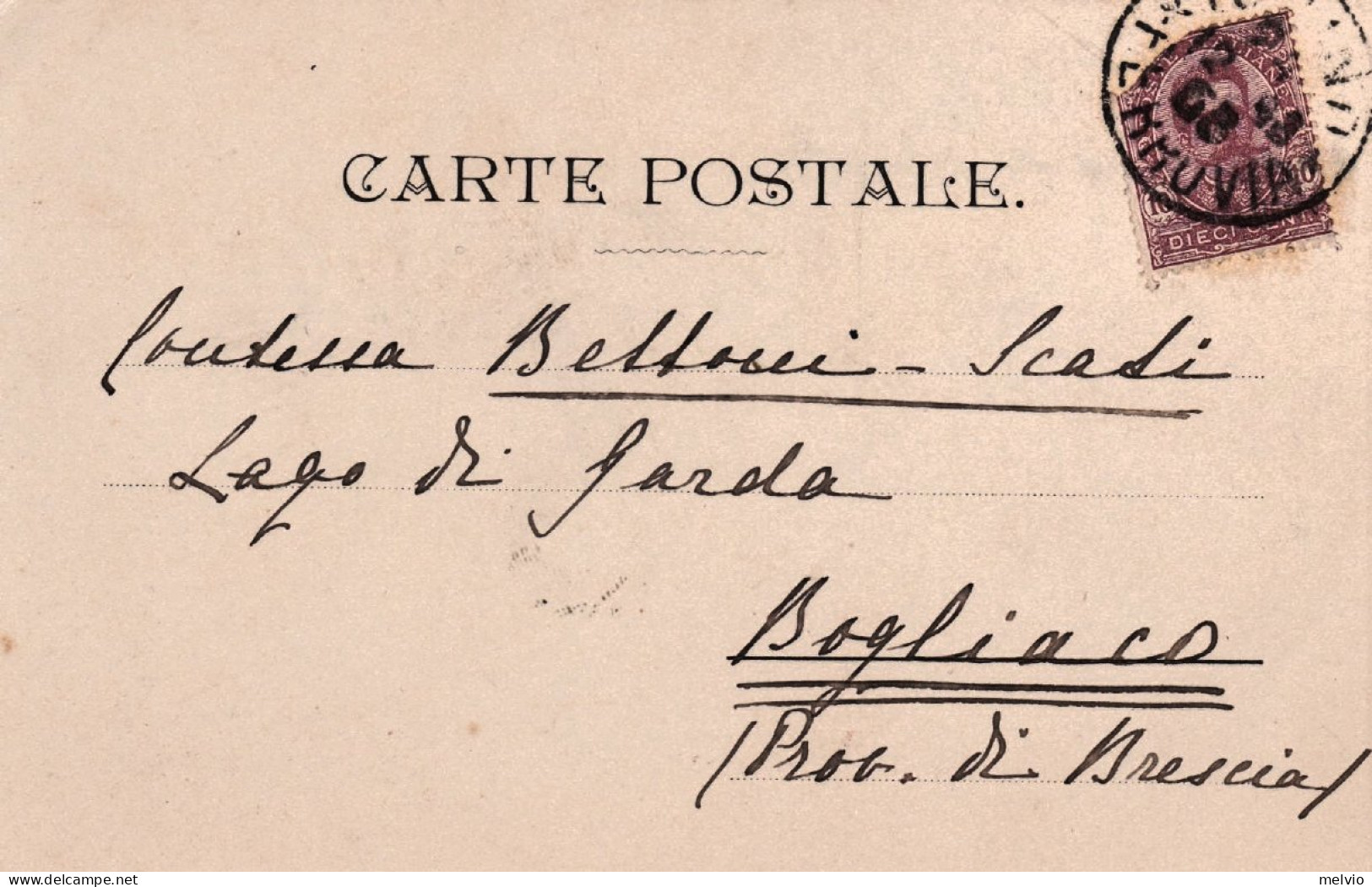 1898-coppia Di Damerini, Cartolina Viaggiata - Paare