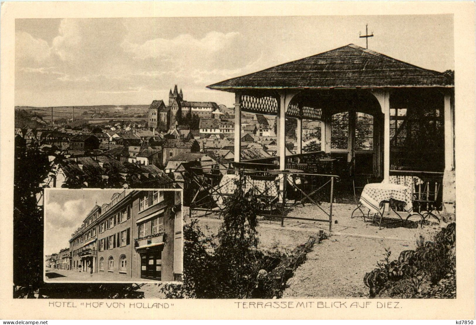 Diez A D Lahn - Hotel Hof Von Holland - Tagung Verein Geschichtskunde 1914 - Diez