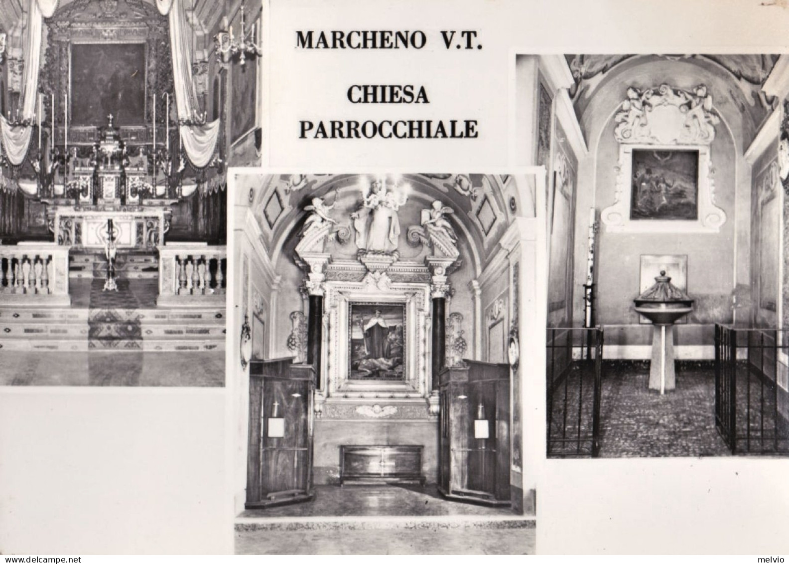 1950circa-Brescia Marcheno Valle Trompia Chiesa Parrocchiale - Brescia