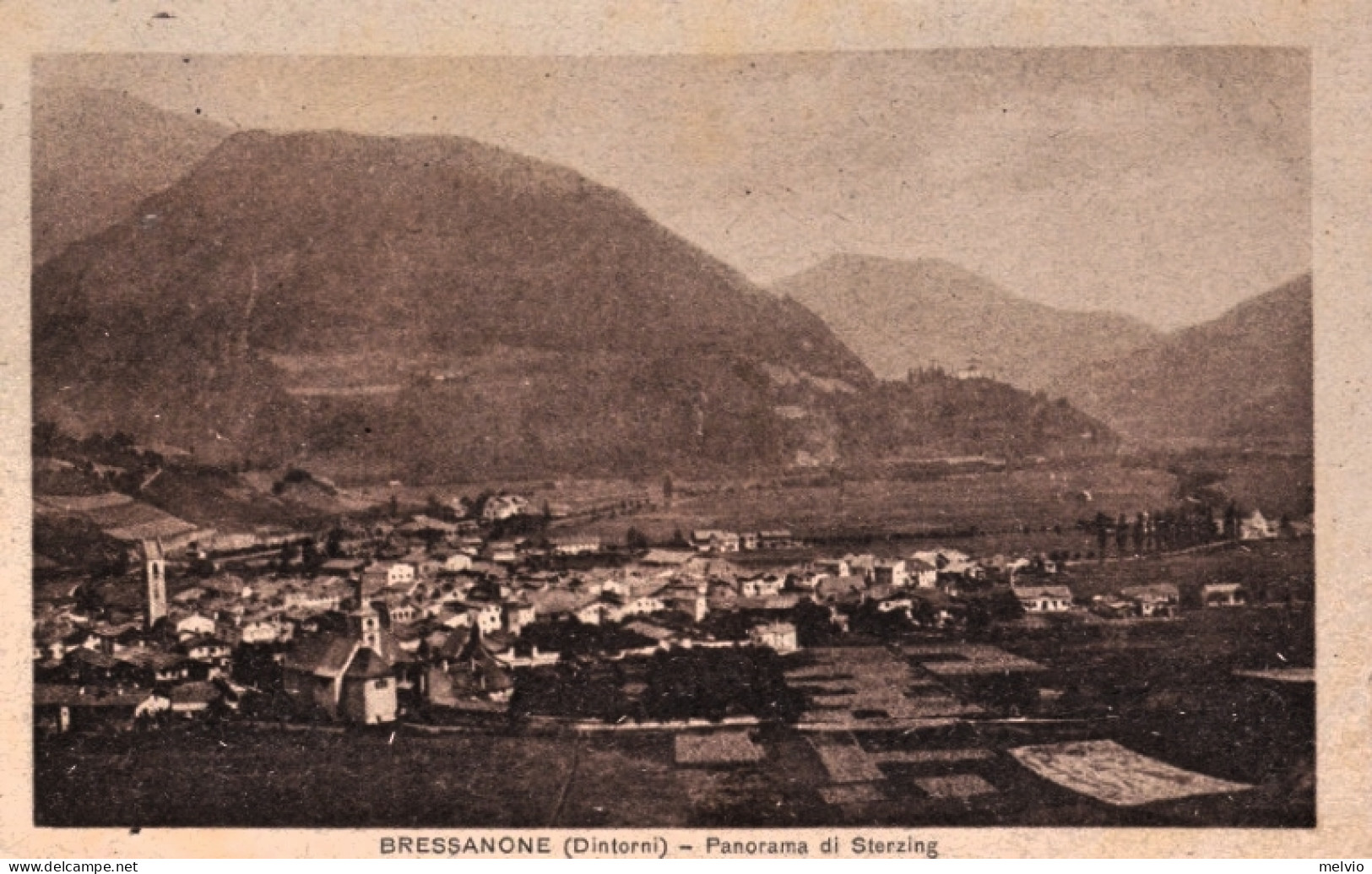 1919-Bressanone Dintorni, Panorama Di Sterzing, Annullo Di Foggia Austriaca Brix - Bolzano (Bozen)