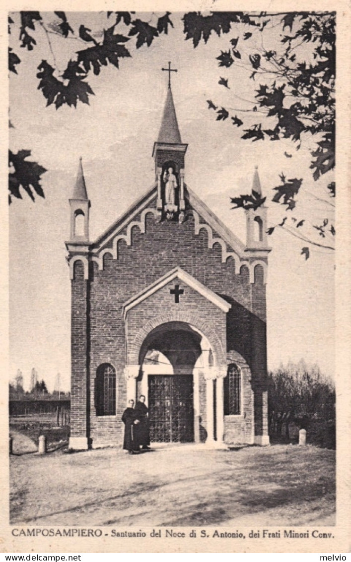 1934-Padova Camposampiero Santuario Del Noce Di S.Antonio Dei Frati Minori Conv. - Padova (Padua)
