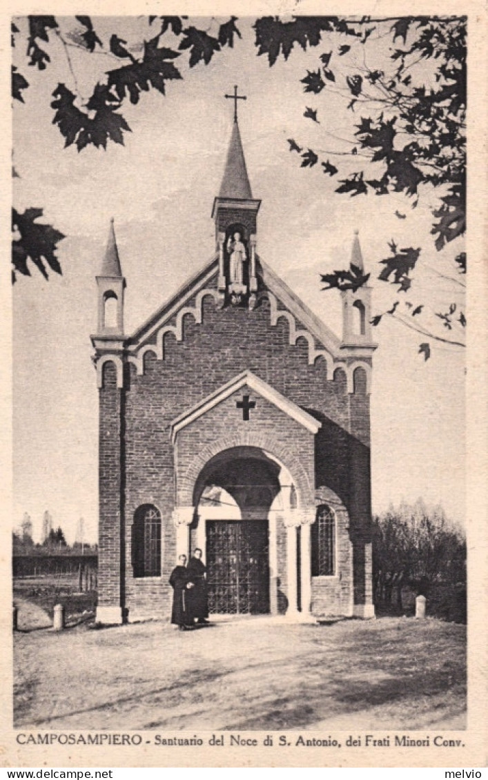 1934-Padova Camposampiero Santuario Del Noce Di S.Antonio Dei Frati Minori Conv. - Padova