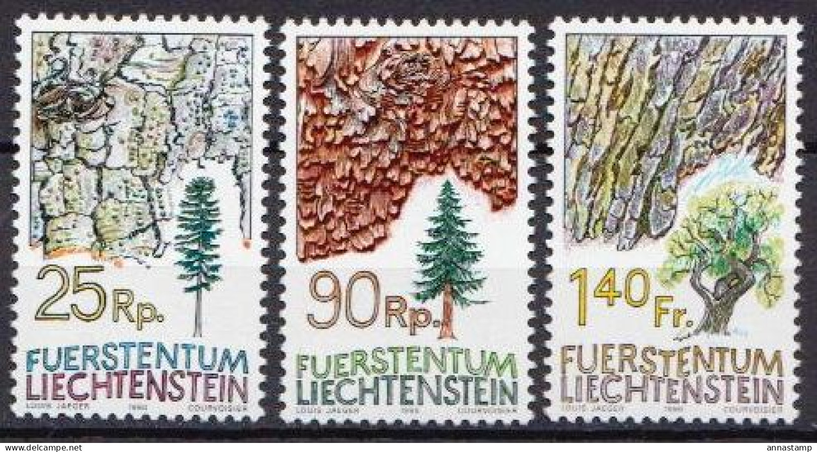 Liechtenstein MNH Set - Arbres