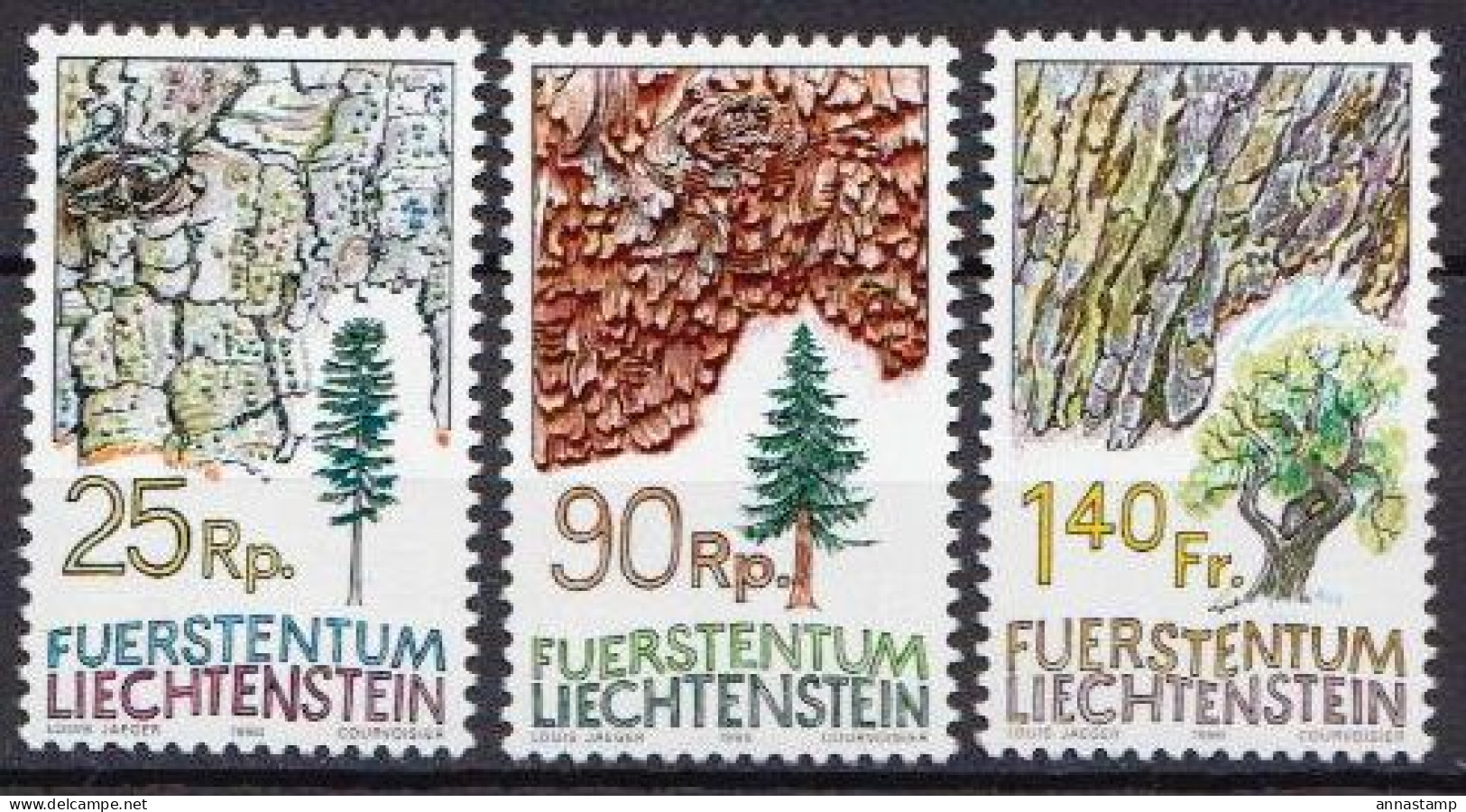 Liechtenstein MNH Set - Trees