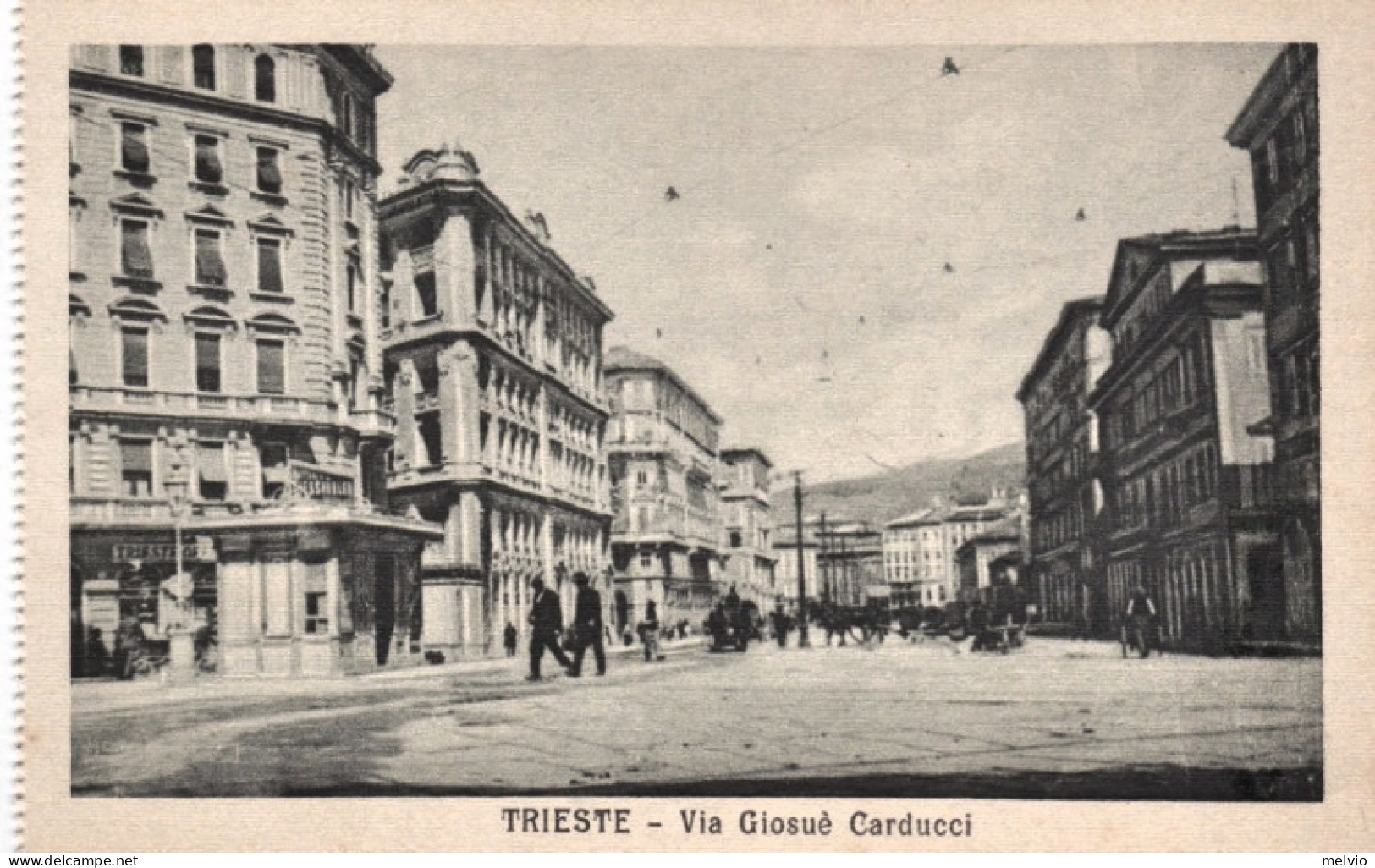 1930circa-Trieste Via Giosuè Carducci - Trieste