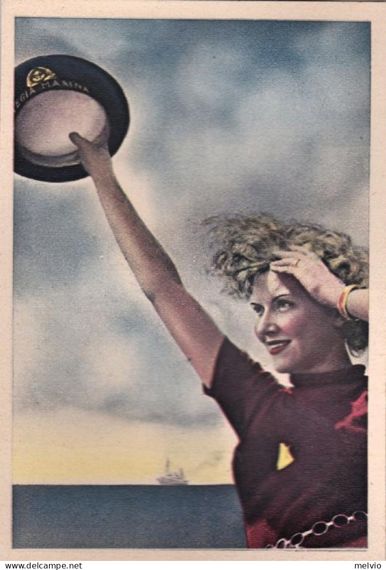 1940circa-Regia Marina Donna Con Cappello In Primo Piano - Women