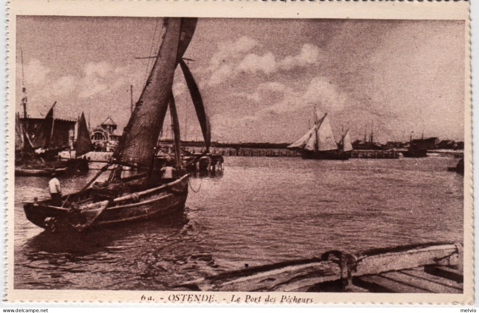 1920circa-Belgio Ostende Le Port Des Picheurs - Sonstige & Ohne Zuordnung