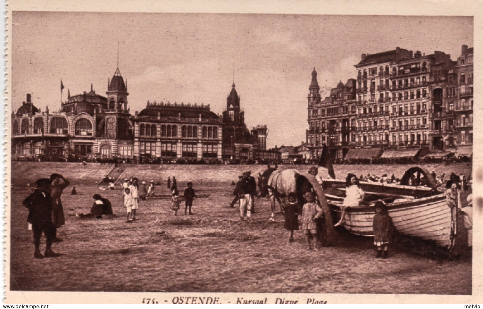 1920circa-Belgio Ostende Kursaal Digue Plage - Sonstige & Ohne Zuordnung