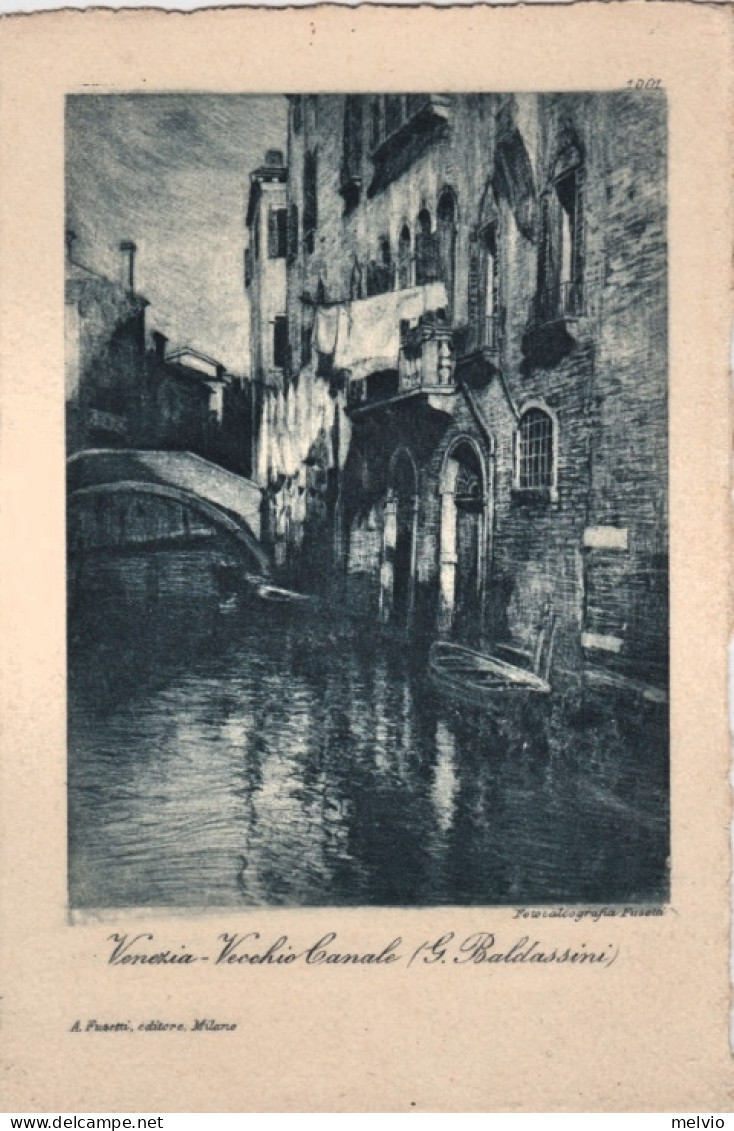 1930circa-Venezia Vecchio Canale (G.Baldassini) - Venezia (Venice)
