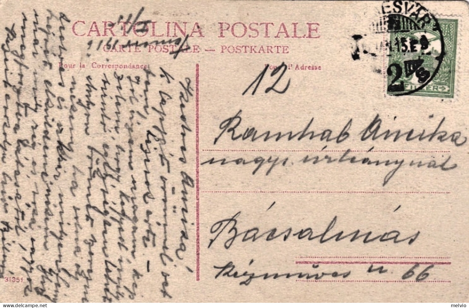 1915-Venezia Lido Gran Viale S.M. Elisabetta, Cartolina Viaggiata - Venezia