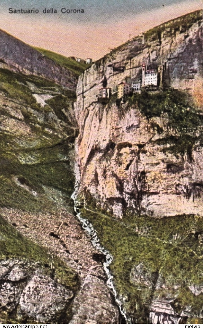 1924-Verona Spiazzi Santuario Della Corona,cartolina Viaggiata - Verona
