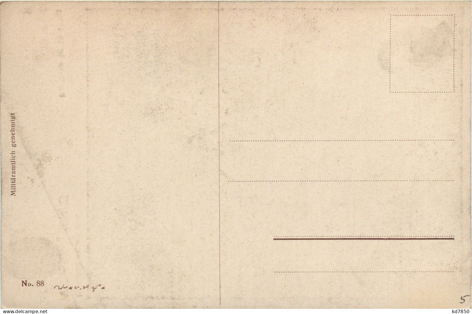 Völkerkrieg - Künstlerkarte Math. Schmid - Weltkrieg 1914-18